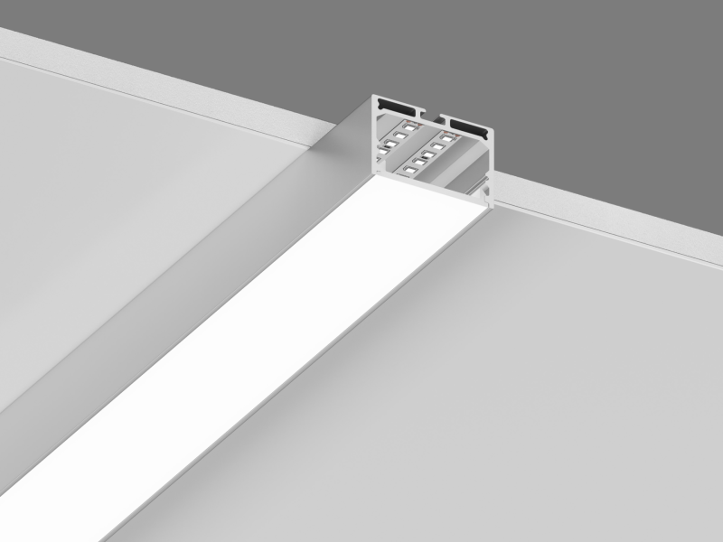 DesignLed Подвесной/накладной алюминиевый профиль Design LED LS 4932, 2500 мм, анодированный, LS.4932
