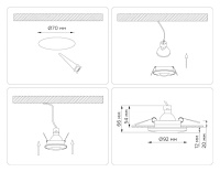 Встраиваемый светильник Ambrella Light TN3201