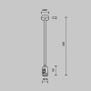 Стойка Maytoni Technical TRA158C-B1-BS