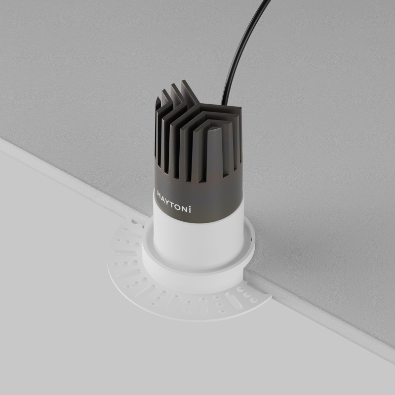 Встраиваемый светильник Maytoni DL120-10W-3K-TRS-W