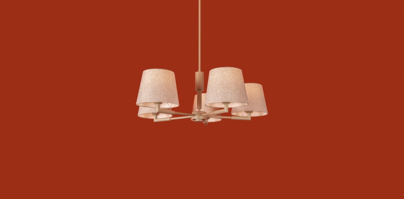 Люстра на штанге Freya FR2057PL-05BG