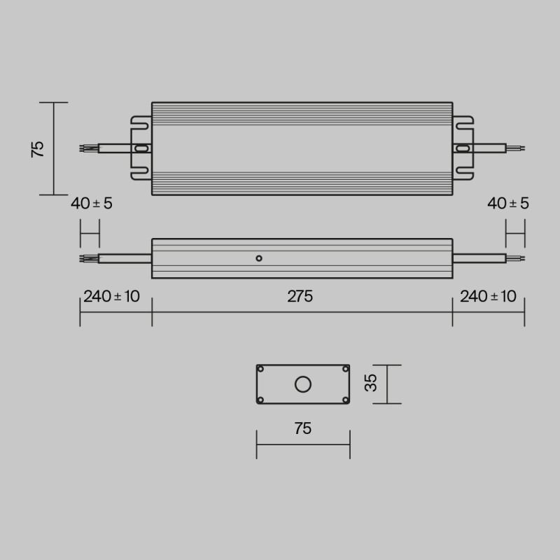 Источник напряжения Technical PSL008-300W-48V-IP67