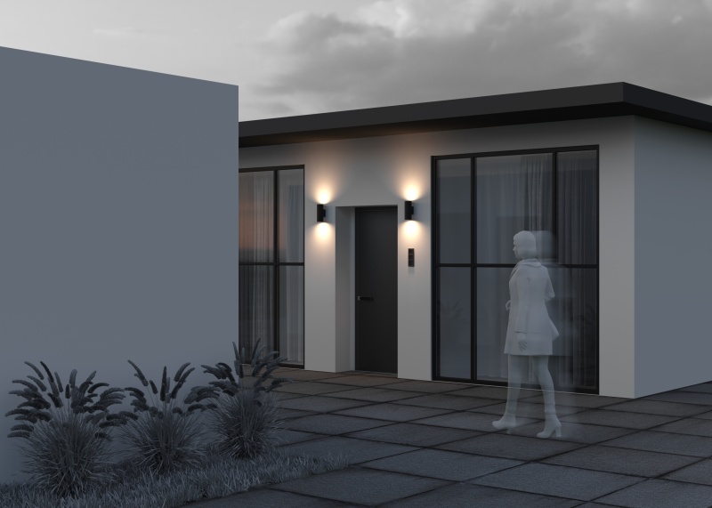 Настенный светильник (бра) Outdoor O303WL-L24GF3K