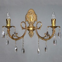 Бра AMBIENTE by BRIZZI 8888/2 AB Tear drop