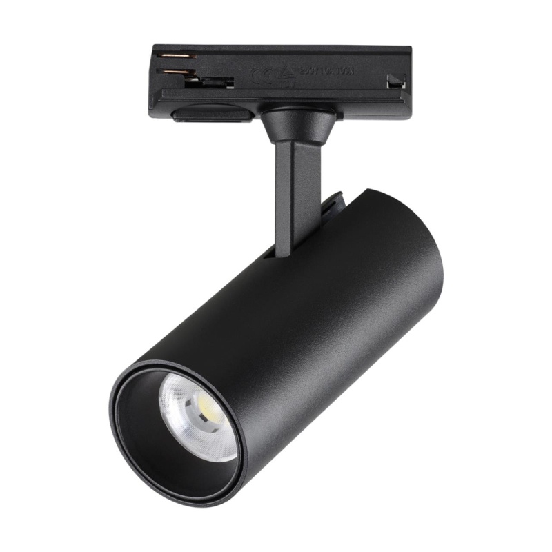 359153 PORT NT23 238 черный Светильник трековый однофазный трехжильный IP20 LED 15W 220V 3000К 1440Лм SELENE