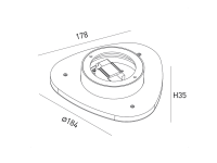 DesignLed Бра декоративное , Белый, 7Вт, 3000K, IP20, ML-TR184-WH-WW