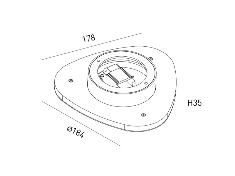 DesignLed Бра декоративное , Белый, 7Вт, 3000K, IP20, ML-TR184-WH-WW
