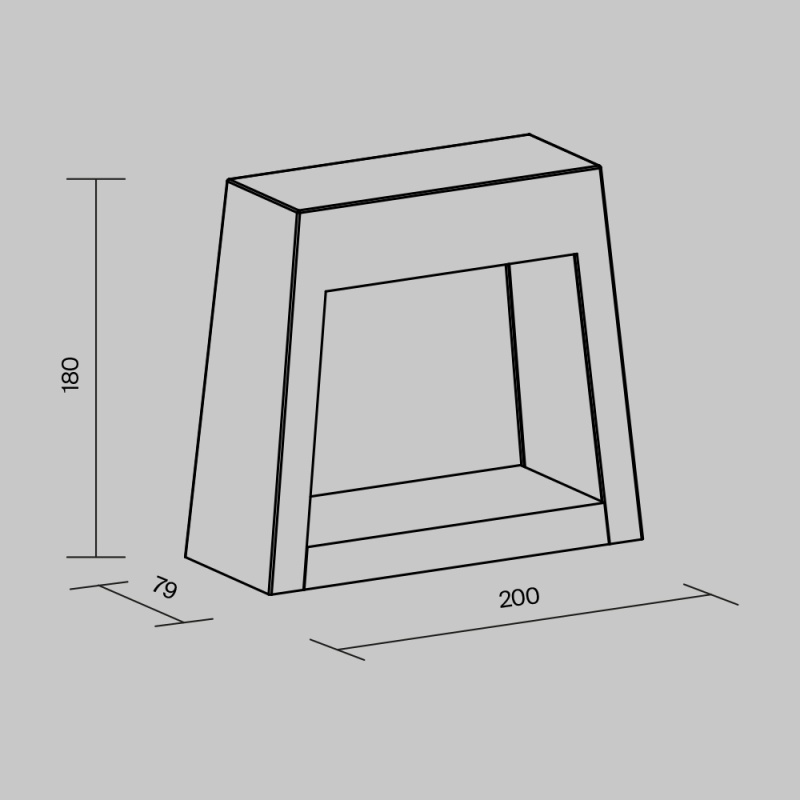 Настенный светильник (бра) Outdoor O464WL-L18GF3K
