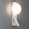 7049/5WL HIGHTECH ODL25 473 металл/акрил белый Настенный светильник IP20 LED 1*5W + 1*3W 2700K ALBERGO