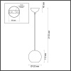 Подвесной светильник Odeon Light 6625/1L