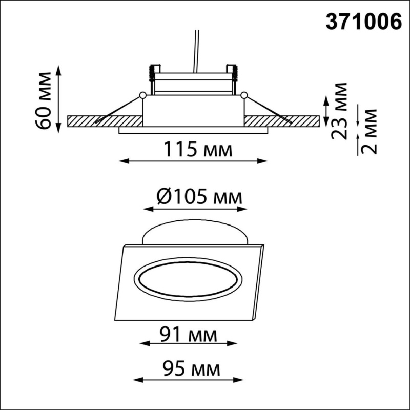 371006 NT Светильник GХ53 12Вт 220-240В IP20 WIR