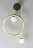 Бра Crystal Lux RODRIGO AP20W LED BLACK/GOLD