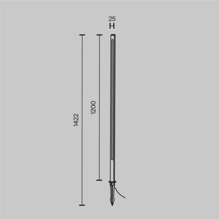 Ландшафтный светильник Outdoor O440FL-L18GF3K