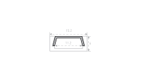 SWG Standard Профиль алюминиевый SWG, SF-1506
