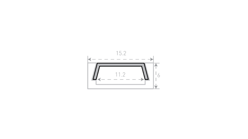 SWG Standard Профиль алюминиевый SWG, SF-1506
