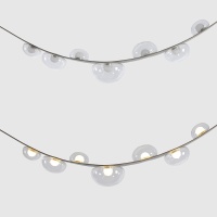 Подвесной светильник Crystal Lux BOSQUE SP7 L3000 GREY/TRANSPARENT