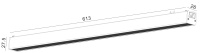 SWG PRO Светильник трековый SLIM, 48В 24W черный 2700-6000К, DL-SLIM-DFBL-24-CCT