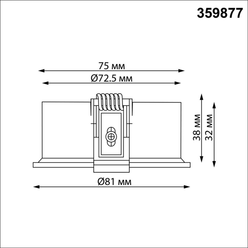 359877 NT Светильник 12Вт 3000/4000/6000К 100-265В IP20 WIR