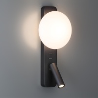 7048/5WL HIGHTECH ODL25 473 металл/акрил черный Настенный светильник IP20 LED 1*5W + 1*3W 2700K CRI>90 ALBERGO