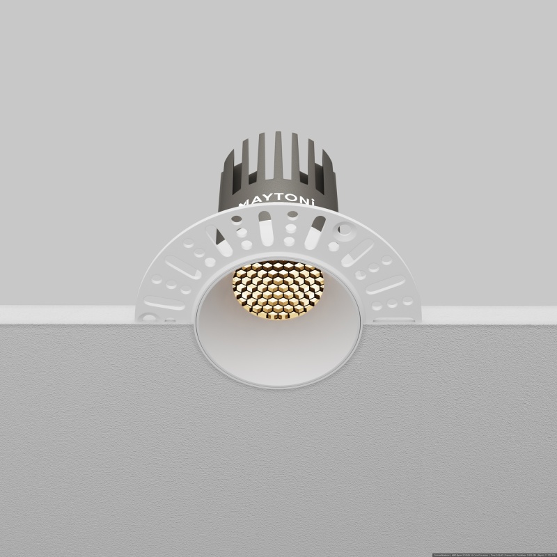 Встраиваемый светильник Maytoni DL119-10W-3K-TRS-W