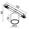 Трековый светильник Technical TR132-4-7W-DS-B