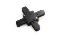 SWG Standard X-Коннектор для однофазных накладных трековых систем, черный,KXZ-BL-X