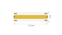 SWG PRO Светодиодная лента 4 в 1 COB, 840 LED/м, 18 Вт/м, 24В , IP20, Цвет: RGBWW, SWG-COB840-24-18-RGBWW