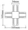 Коннектор Crystal Lux CLT 0.211 09 WH