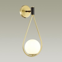 4810/1W PENDANT ODL21 415 золтой/черный/белый Бра с выкл. E14 1*40W FLARI
