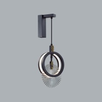 5421/17WL HIGHTECH ODL_EX25 083 черный/золото/металл/стекло Настенный светильник LED 17W 3000K 986Лм MERCURY