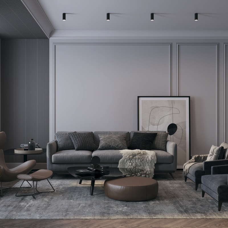 Накладной светильник Maytoni C052CL-01B