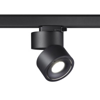 358779 PORT NT21 270 черный Трехфазный трековый светодиодный светильник IP20 LED 15W 4000K 1300Лм 100-265V GRODA