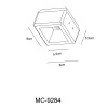 Встраиваемый светильник ARTE Lamp A9284PL-1WH