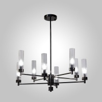 Люстра на штанге AM Group INDIGO SP8 PEARL BLACK