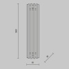 Настенный светильник (бра) Maytoni MOD410WL-L12CH3K