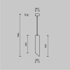 Подвесной светильник Maytoni P044PL-01-40GU10-B