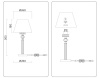 Настольная лампа Ambrella Light LH71007