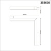 358608 SHINO NT21 155 черный Трековый светильник для низковольного шинопровода IP20 LED 4000K 24W 48V FLUM