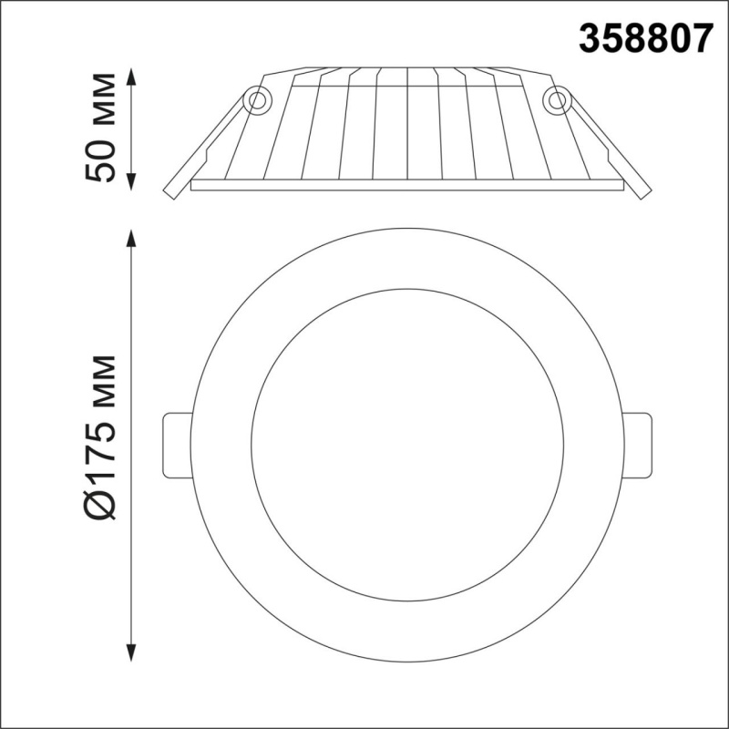 358807 NT Светильник 20Вт 3000К 100-240В IP20 SPOT
