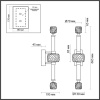 5427/28WL L-VISION ODL_EX24 000 черный хром/белый/дымчатый/коньячный/металл/стекло/акрил Бра LED 28W 3000K KLIFF