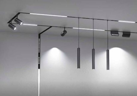 Трековый светильник Yeelight Pro S21+ магнитный, гриль, 10 спотов в котнуре, черный YP-0128