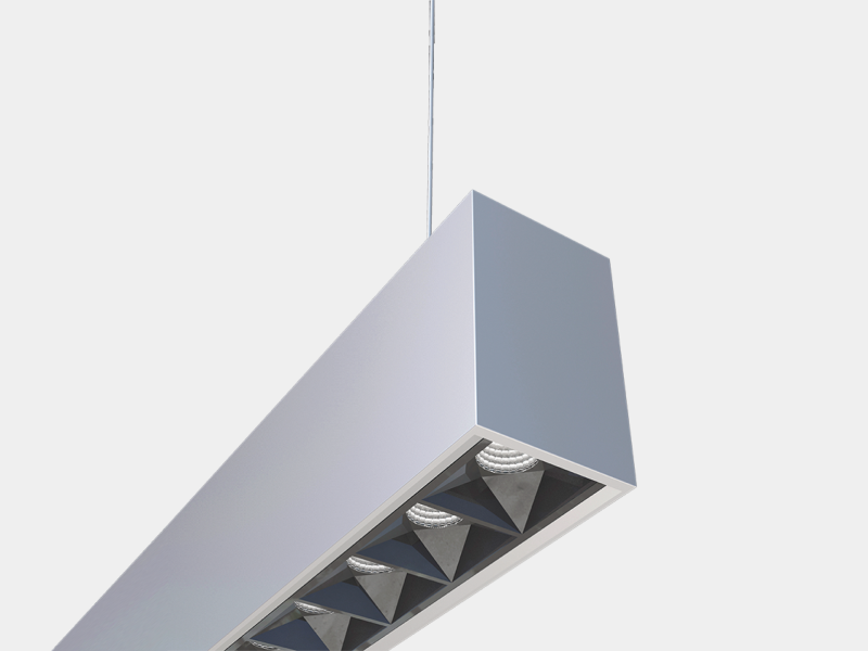 LUMKER Светильник потолочный N серебро, 50 Вт, DL-AMBER-P-50-SL-NW-DALI
