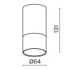 Потолочный светильник Technical C007CW-01B