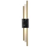 Бра Crystal Lux CARTA AP6W LED BLACK/BRASS