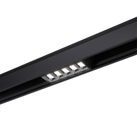 358523 SHINO NT21 082 черный Трековый светильник для низковольного шинопровода IP20 LED 4000K 10W 48V KIT