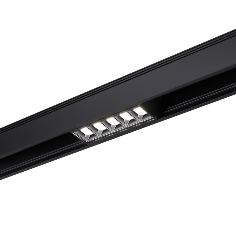 358523 SHINO NT21 082 черный Трековый светильник для низковольного шинопровода IP20 LED 4000K 10W 48V KIT
